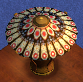 stained glass lamp 10